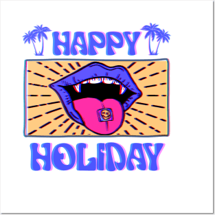 happy holiday Posters and Art